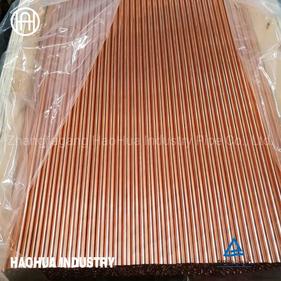 Tubos de latão ASTM B111 Uns C44300 Tubo e tubo de liga de cobre para trocador de calor