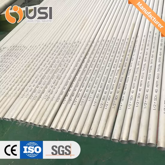 Tubo de aço inoxidável duplex em estoque (SS304 SS316 S31803 S32750 2205 2507)