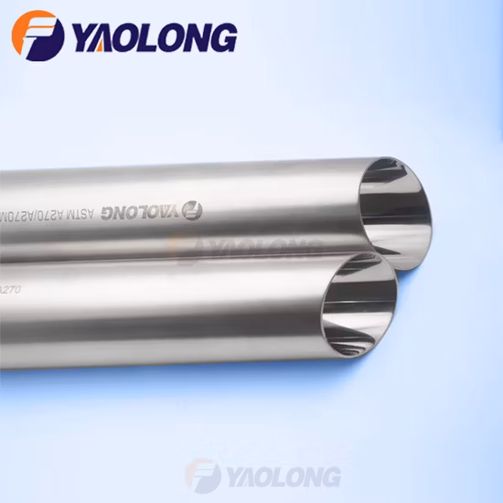 Fornecimento de fábrica SGS 304 304L 316 316L Tubos redondos soldados Tubo sem costura de aço inoxidável de grau marinho