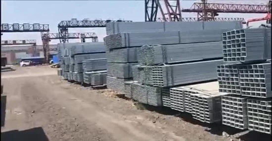 Tubo de aço carbono preto Tubo de aço galvanizado Tubo de aço oco